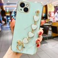 thumbnail image 1 of 3D Love Heart Bracelet Chain Case for Honor Magic 5 Lite 5 Pro Funda Completa De Silicona Suave Para 4 3Pro, 1 of 4