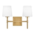 thumbnail image 4 of 56952LCB Hinkley Lighting Saunders - 24W 2 LED Small Bath Vanity-10.75 Inch Tall and 13.75 Inch Wide-Lacquered Brass Finish, 4 of 8