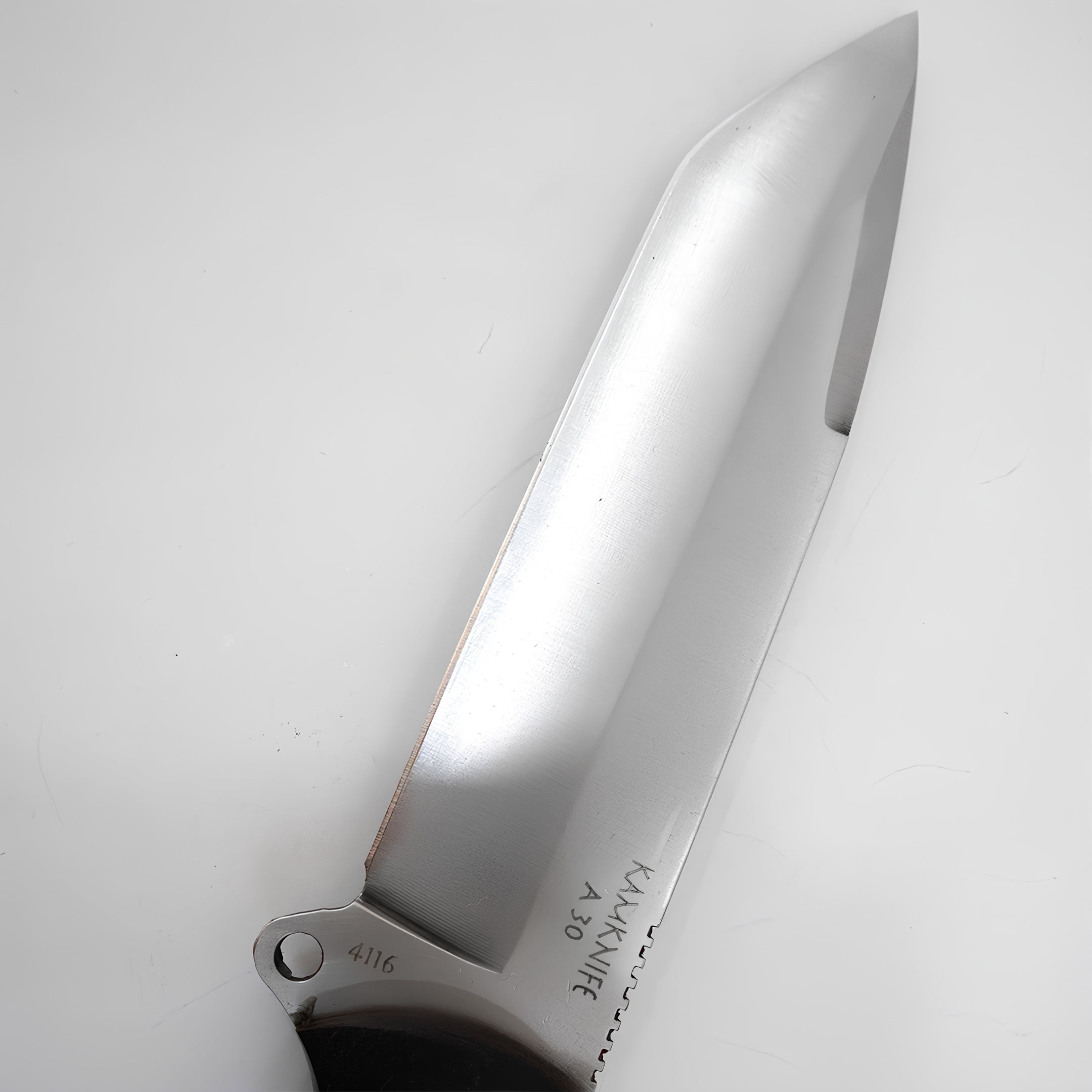 Kam Knife – A30 4116 Steel Black Handle Tactical Fixed Blade