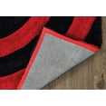 thumbnail image 5 of United Weavers of America Abstract Shag Contemporary Area Rugs, Black, 5 of 5