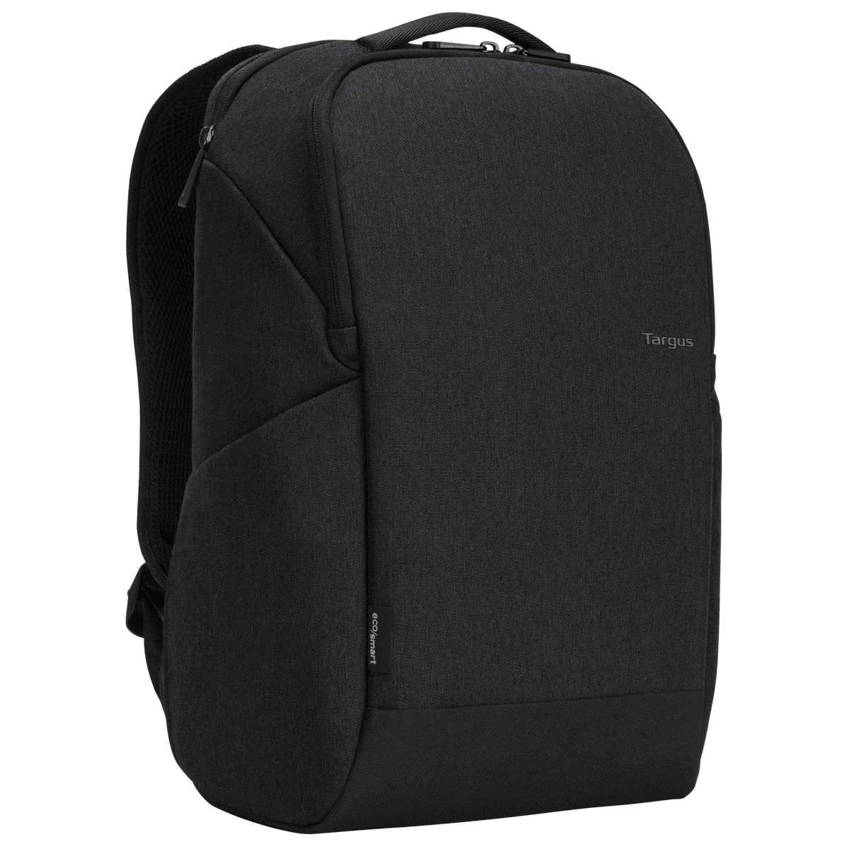 black slim backpack