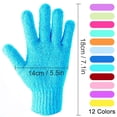thumbnail image 2 of Guantes de ducha exfoliantes CVNDKN, 24 unidades, nailon de doble cara, 2 of 7