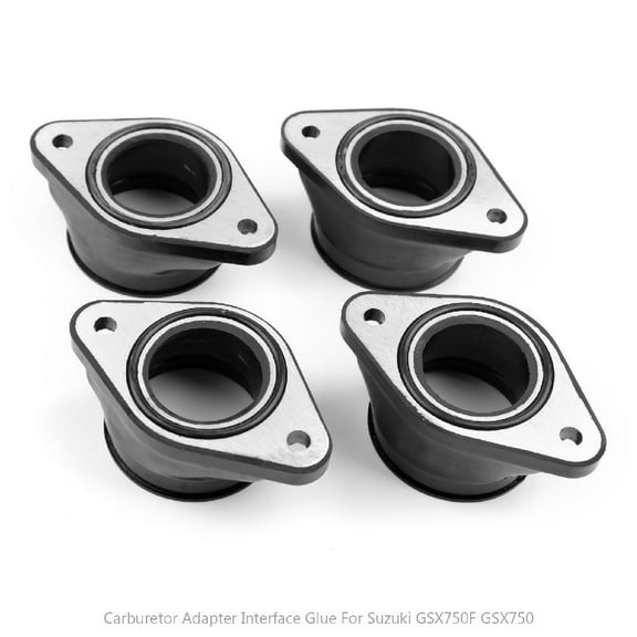4x Carb Intake Manifold Boots For Suzuki GSXR750 GSX750F Katana 750 1898-1998