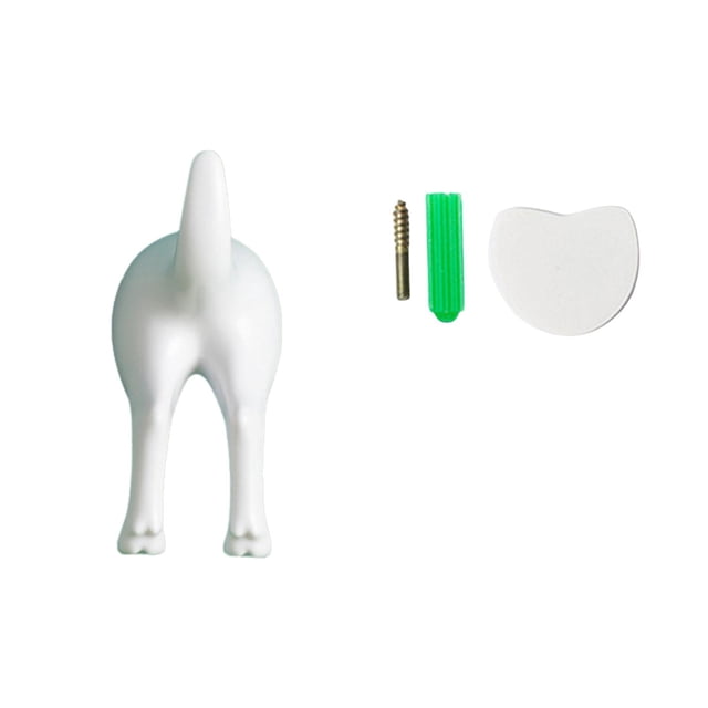 Gancho para toallas, ganchos de almacenamiento para ropa, colgador para trasero de perro, perchas montadas en la pared, gancho para para cocina, armario, cajón, hogar y dormitorio