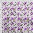thumbnail image 4 of Soimoi Watercolor Floral Printed,Cuddle Minky Fabric, Sewing Fabric By The Yard 56 Inch Wide,Decorative Plush Soft Fabric, Baby Garments, Toys And Blankets, Purple, 4 of 5