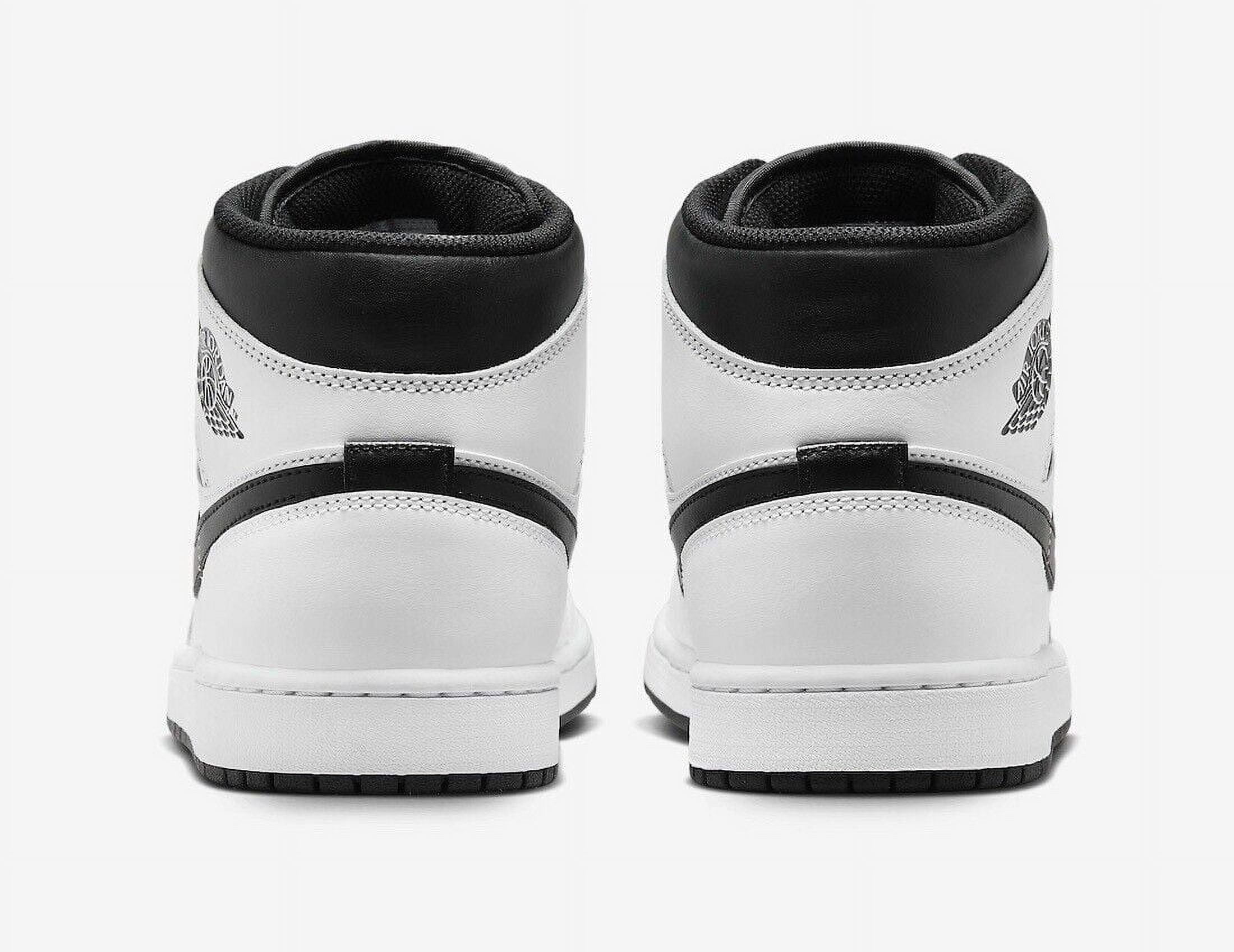 Nike Air Jordan 1 Mid White/Black-White-Black DQ8426-132 Men's Size 8.5 Medium