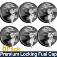 thumbnail image 1 of New Locking Gas Fuel Tank Cap Cover 77300-47020 10504 For Silverado Sierra Yukon Toyota Tacoma 4Runner, 6PACK, 1 of 9