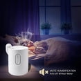 thumbnail image 3 of 330ml Mini Humidifier Portable Small Cool Mist Humidifier with Built-in Aromatherapy Box for Yoga Office spa Bedroom Baby Room White, 3 of 8