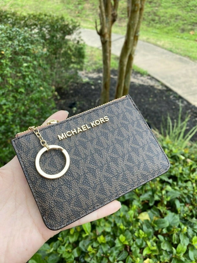 michael kors mini wallet keychain