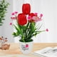 thumbnail image 5 of Gwong Decoración hogareña Pote de plantas artificiales no con mesa de mesa de mesa de mesa plástico tulipán de tulipán de tulipán para el hogar Gwong 21068840, 5 of 6