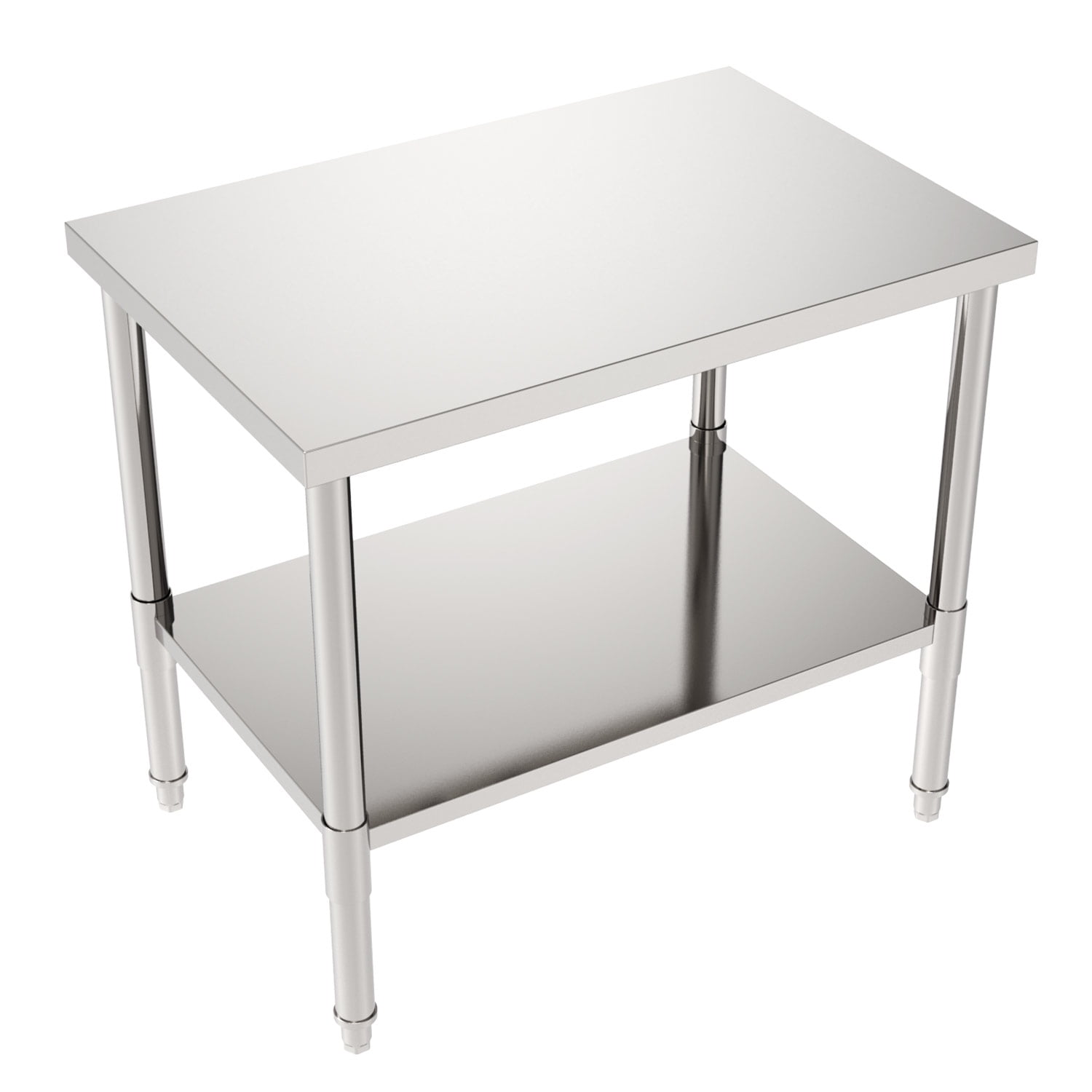 Without Back Board 36 Stainless Steel Galvanized Work Table 