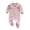 D-Pink Flower, variant on Beilxfa 100% Cotton Newborn Baby One‑Piece Jumpsuit Long Sleeve Zipper Footies Infant Sleep 'N Play Rompers for Boys & Girls