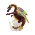 thumbnail image 4 of Mystical Dragons Collection Wigfal Red Dragon Figurine with Illuminated Pedestal, 4 of 9