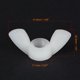 thumbnail image 2 of Tuercas de mariposa M10 Nylon Blanco 15 Paquete, 2 of 5
