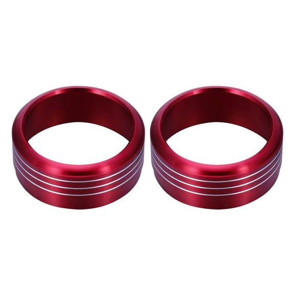 Zehuanyu  2 Pcs Red Car Accessories High-performance Knob Covers STI