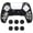 Sin Source, variant on PlayVital Pure Series Dockable Model Anti-Slip Silicone Cover Skin for ps5 Controller, Soft Rubber Grip Case for ps5 Controller Fits with Charging Station with Thumb Grip Caps - Samurai Prajna (White)