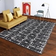 thumbnail image 3 of Faux Cowhide Contemporary Area Rug 4x6 Patchwork The Missing Link Polyester Rug With Cotton-Canvas Backing, 3 of 5