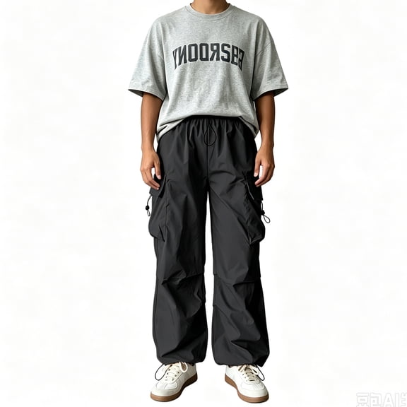 Men Durable Flex Twill Cargo Pants Loose Fit Adjustable Golf Waist Trousers S-XL