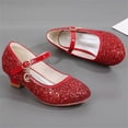 thumbnail image 6 of breaise Girl's Mary Jane Ballerina Ballet Flats Sparkle Wedding Party Flower Girl Princess Dress Shoes for Kids, 6 of 8