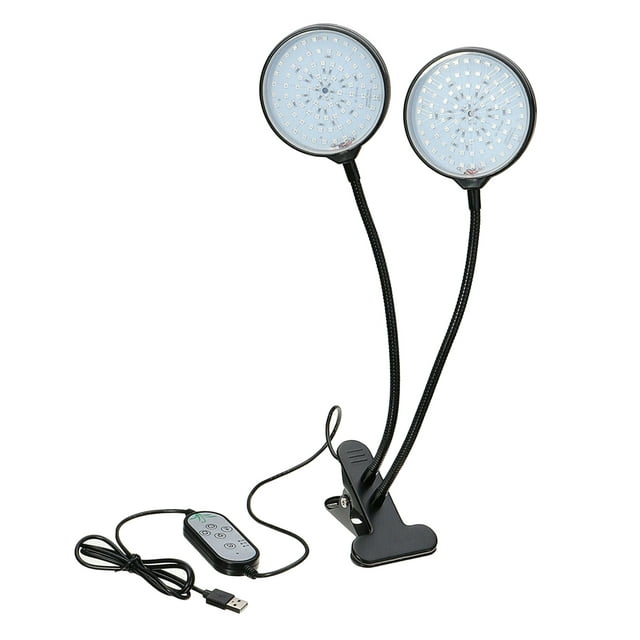 DOLITY Grow Light Red Blue Flower Growing Light Veg Lights Double Heads