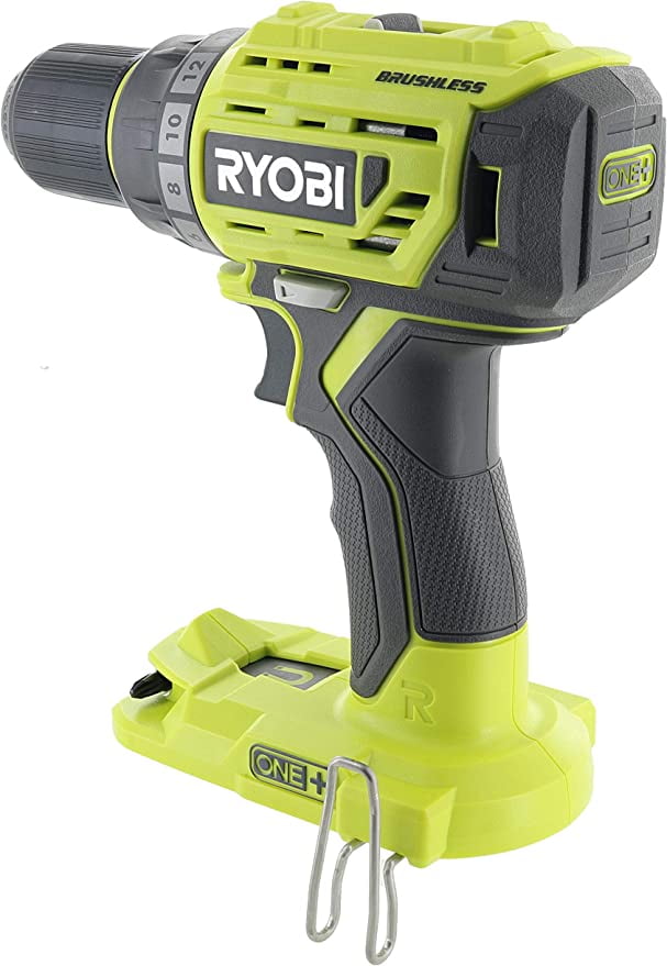 Restored Ryobi P252 18V Lithium Ion Battery Powered Brushless 1,800 RPM 1/2 Inch Drill Driver w/ MagTray and Adjustable Clutch (Battery Not Included / Power Tool Only) (Refurbished)