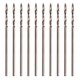 thumbnail image 1 of 10x HSS Titanium Coated Twist Drill Bits Set, High Speed Steel Mini Drill Bits Compatible for Drilling Holes Nonferrous, 1 of 4