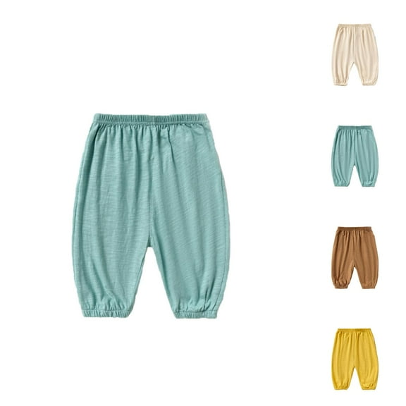 Boys Pants Wide Leg Jeans Boys Cargo Pants Stretch Elastic Waist Comfortable Twill Joggers for School Kids Active Play Durable Lightweight Casual Wear