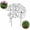 L, variant on Metal Plant Support for Garden, 2026 Peony Cages and Supports, Decorative Flower Support Frame Grow Through Rings Peony Flower Hoop for Upright Growth and Protection