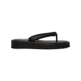 thumbnail image 3 of Steve Madden Womens Fango Puffer Flip-Flop Thong Sandals, 3 of 3