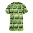 thumbnail image 5 of Fiudx Camisetas para Mujer Blusa de Lactancia con Bolsillos y Manga Corta con Cuello En V y Estampado En Barbacoa para Mujer, 5 of 5