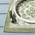 thumbnail image 5 of Safavieh Courtyard Candace Spotted Indoor/Outdoor Area Rug, Light Green/Ivory, 5'3" x 7'7", 5 of 14