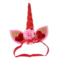thumbnail image 2 of Flor Diadema Cinta Niños Accesorios para El Cabello - Plata, 17cm × 15cm × 6cm rojo, 2 of 9
