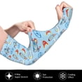 thumbnail image 3 of Lsque Cartoon Rocket With Space Cooling Arm Sleeves for Men & Women -Compression Sleeves to Cover Arms for Working,Sun Sleeves for UV Protection,Breathable, Moisture-Wicking, 3 of 8