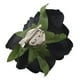thumbnail image 4 of 3X Seda Pelo de la Flor Broche de la Boda Ramillete Clip de la Flor 8 cm Broche Accesorios - Negro, 4 of 8