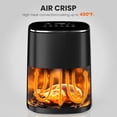 thumbnail image 5 of 6QT Square Fryer with Visual Window, 12 Preset Modes, Non-Stick Basket for Healthy Cooking, 5 of 6