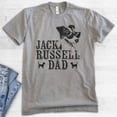 thumbnail image 2 of Jack Russell Dad, Unisex Men's Shirt, Jack Russell Terrier, Jack Russell Owner, Funny Dog Dad Gift, Dark Heather Gray, XX-Large, 2 of 6