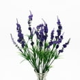 thumbnail image 2 of Muellery Artificial Delphinium Bush Flower PVC Garden Home Decor Artificial Flower Violet TP1A65539, 2 of 7