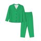 thumbnail image 1 of Balery Forestgreen Conjunto de Pijama con Estampado para Mujer, Conjunto de Dos Piezas con Manga Larga, Ropa de Dormir Suave con Bolsillos, Pijamas Cómodos-Medium, 1 of 7