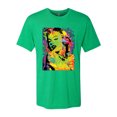 thumbnail image 2 of Wild Bobby, Colorful Woman Marilyn Monroe Pop Culture Mens Premium Tri Blend T-Shirt, Envy, Small, 2 of 3