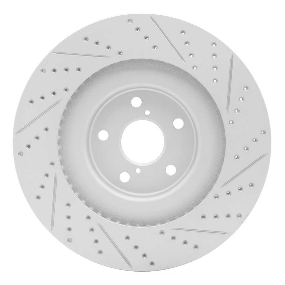 Dynamic Friction Company 830-75034D DFC Geoperformance Rotor - Drilled and Slotted