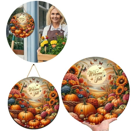 

Lazy Cats Pumpkin Fall Thanksgiving Doorplate Fall Festival Front Door Decorative Welcome Doorplate High Definition Printing Indoor And Outdoor Decorative Welcome Valentines Day Party Decorations