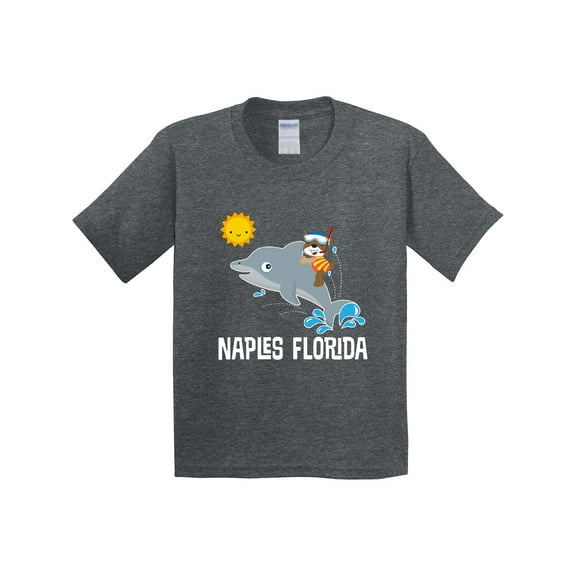 Inktastic Naples Florida Vacation Youth T-Shirt