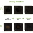 thumbnail image 3 of Designer Coffee Bar Mat, Large 16 x 24 Inches, Rubber Backing, Absorbent Coffee Maker Mats for Dish Drying, Kitchen Countertop, Heat Resistant, Solid Black, 3 of 8