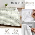 thumbnail image 6 of Sage Green Polka Dots Cabinet Curtain 28"W x 51"L, Modern Abstract Art Aesthetics Dust-Proof Privacy Curtain for Closet Shelves Self Adhesive, Sink Skirt for Bathroom Vanity Kitchen Laundry Room, 6 of 9