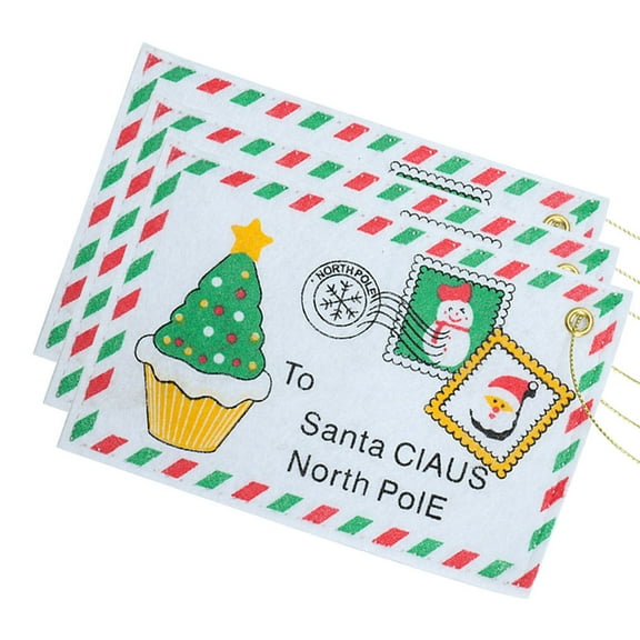 Soimiss Christmas Envelopes Santa Claus Multi Color Bags for Holiday Decorations and Cards