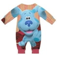 thumbnail image 2 of Blue'S Clues Baby Onesie Romper Footless Infant Long Sleeve Jumpsuit for Boys Girls, 2 of 8