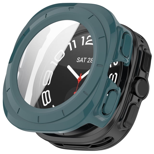 Étui de Protection pour Smartwatch - PC + Verre Trempé, Couverture Complète, pour Smartwatch Antichoc