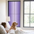 thumbnail image 3 of Purple Ombre Window Privacy Film, Modern Gradient Abstract Art Static Cling UV Sun Blocking Tint Film Heat Control Windows Films for Bedroom Bathroom, Window Stickers 29.5"x78.7", 3 of 8