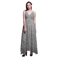 thumbnail image 1 of Bimba Robe Longue Florale pour Femmes à Bretelles Spaghetti Col en V Maxi Tenue de Plage-TP, 1 of 4