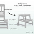 thumbnail image 2 of Dream On Me 2-in-1 Funtastic Tower and Step Stool, 2 of 9
